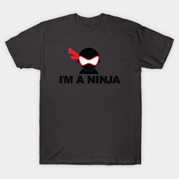 I'M A NINJA (Red Mask) T-Shirt by imaninja